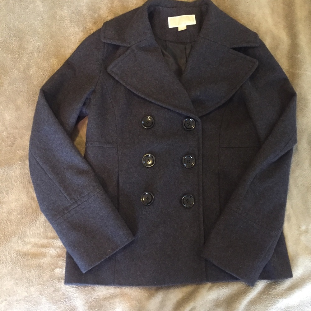 EUC Charcoal Michael Kors Wool Coat